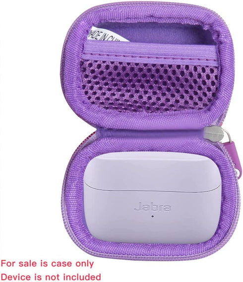 Hermitshell Hard Travel Case for Jabra Elite 3 in Ear Wireless Bluetooth Earbuds (Purple)...