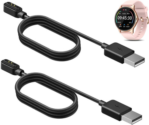 Compatible with ENOMIR Smart Watch Charger, Lamshaw Magnetic Replacement Charger Compatible with ENOMIR LW51 1.28 Inches Smart Watch/Gydom LW51 1....