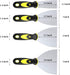 Putty Knife Scrapers, Spackle Knife, Metal Scraper Tool for Drywall Finishing, Plaster Scraping, Decals, and Wallpaper (4 Pack, 5”, 4”, 3”, 1.5” W...