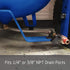 FUNTECK Extended Tank Drain Valve Assembly Kit for Air Compressor with 1/4 or 3/8 inch NPT Drain Valve...