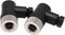 Eonvic 2pcs M12 5 Pin Female A Code Circular Aviation Plug Industrial Sensor Connector Waterproof Right Angle 12mm Connector Plug Cable Adapter fo...