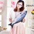 24 Inch Simulation Fish Plush Toy Pillow Soft Fish Cushion Pillow Stuffed Animal Toy for Cat Pets or Kids Birthday Gifts...
