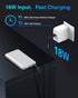 Clutch Charger iPhone Power Bank 12000mAh Battery Pack QC22.5W/PD20W Fast Charging with Built in LT/Type-C Cables and USB Output for IPhone15/14/1...
