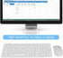 Keyboard and Mouse Sets, High Sensitivity no Delay Keyboard and Mouse, 108 Keys Multi-Functional 2.4G Keyboard Mouse Combo(White)...