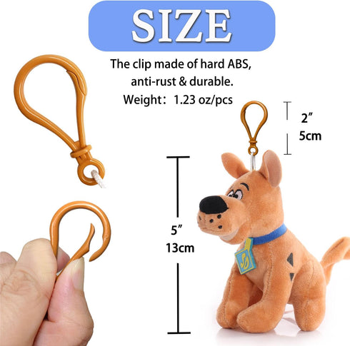 6 Inches Scoooby Doo Plush Keychain for Bag Backpack Great Dane Stuffed Animal Dog Christmas Present Gift Stocking Stuffers for Kids Teens...