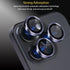 Camera Lens Protector for iPhone 14 Pro & iPhone 14 Pro Max, Tempered Glass Lens Protector Aluminum Alloy Ring Camera Cover Fits for iPhone 14 Pro...