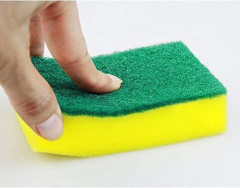 24 Pack Sponge Individually Wrapped, Bulk Kitchen Dishwashing Sponge, Non Scratch Scouring Pad, Odor-Free Scrubbers for Cleaning Sponge Wipes for ...