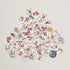 Chenkou Craft 50pcs Santa Claus Jinglebell Deer Merry Christmas Wood Buttons 1" (25mm) Sewing Mix Lots...