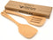Bamber Wooden Wok Spatula Set Wood Turner for Non Stick Cookware, Pack of 2...