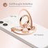 Butterfly Cell Phone Ring Grip Holder, 360 Degrees Rotation Phone Ring Grip Stand, Metal Finger Kickstand Compatible with iPhone, Samsung Galaxy, ...