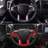 Voodonala Red Steering Wheel Cover Trim for 2015 2016 2017 Ford F150 F250 F350 Super Duty...