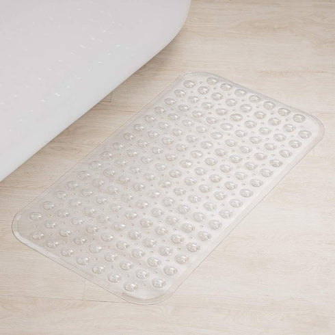 AmazerBath Bath Tub Mat, Medium Size 27.6 x 15 Inches Non-Slip Shower Mats with Suction Cups and Drain Holes, Bathroom Bathtub Mats Machine Washab...