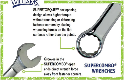 Williams 1209MSC Super Combo Combination Wrench, 9 Millimeter...