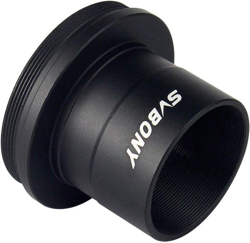 SVBONY T2 T Ring Adapter and T Adapter, 1.25 inches Metal Telescope Camera Adapter for Canon EOS Standard EF Lenses and Telescope Camera Astrophot...