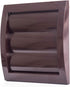 Vent Systems 4'' Inch Brown Air Vent Cover, Pack of 2, Dryer Vents and Bathroom Exhaust Vent Pipe, Louvered Outdoor Dryer Vent Cover Opening Flap Vent, Keeps Out Insects, Birds and Rodents