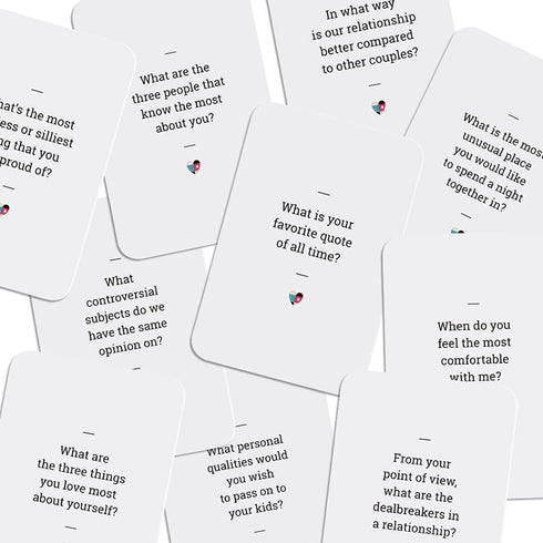 Couples Games Adult Card Games – Fun, Thought-Provoking Question Games for Couples New & Old to Ignite Communication – Party Appropriate & Playabl...