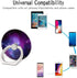 3 Pack/Purple Blue Galaxy Cell Phone Ring Holder 360 Degree Finger Ring Stand for Smartphone Tablet...