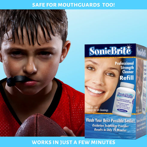 High Intensity Dental Cleaning Powder — Freshen Your Dentures, Retainers, Night Guards and Aligners — Powerful Formula Removes Stains, & Plaque...