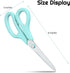 Scissors 6-Pack, 8'' Multipurpose Scissor with Ultra Sharp Blades, Easy Grip Handles, Stainless Steel Scissor for Office Supplies Craft Home, High...