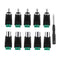 RCA to Speaker Wire Adapter, 10Pcs RCA to AV Screw Terminal Connector Phono RCA Male Female Plug Solderless Converter Audio/Video Speaker Wires Co...