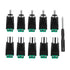 RCA to Speaker Wire Adapter, 10Pcs RCA to AV Screw Terminal Connector Phono RCA Male Female Plug Solderless Converter Audio/Video Speaker Wires Co...