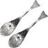 2Pcs 6.3inch Fish Spoon 18/10(304) Stainless Steel Flatware for Soup Porridge Dessert Cereal Rice(Silver)...