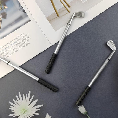 TIHOOD 25PCS Golf Ballpoint Pen Funny Sports Golfing Club Props Black Gel Ink for Students Coworkers Boss Office Dad...