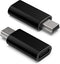 USB C to Mini USB Adapter, Type C Female to Mini USB 2.0 Male Convert Connector Support Charge & Data Sync Compatible GoPro Hero 3+, MP3 Players, ...