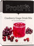 ProtiFit - High Protein Fruit Flavored Powder Drink Mix, 15g Protein, Low Calorie, Sugar Free, Ideal Protein Compatible, 7 Servings Per Box (Cranb...