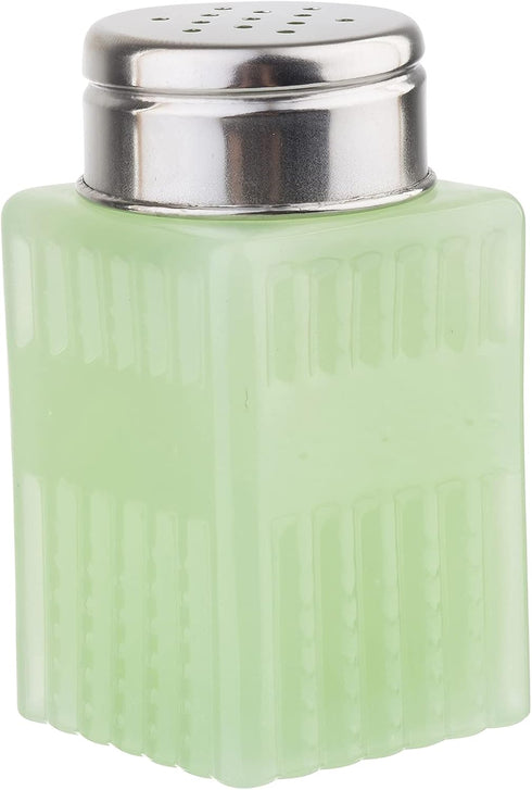 Jadeite Glass Collection (TM) Salt & Pepper Shaker with Metal Top, 2-Ounce...