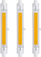 118mm R7S COB LED Light Bulb 15W J Type T3 Shape Flood Light 100W Halogen Replacement Double Ended Floodlight for Speciality Lighting Landscape Li...