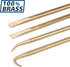 O Ring Tool Set Pick -and Hook, Hand Tools, Useful as Removing Small Fuses, Oil Seal Gaskets, Springs and Wire plugs, Brass Material for Extended ...