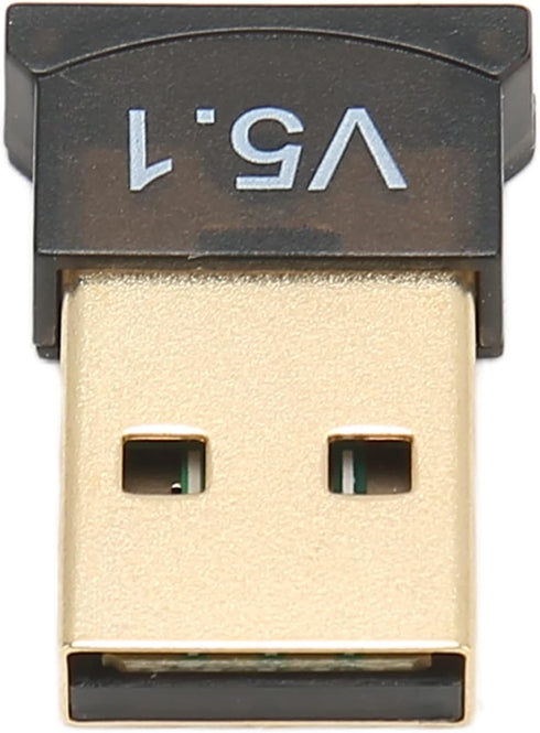 USB Bluetooth Adapter, Driver Long Range Bluetooth 5.1 Dongle Receiver for PC, Backward Compatible with Bluetooth 2.1/3.x/4.x?Plug and Play for Wi...