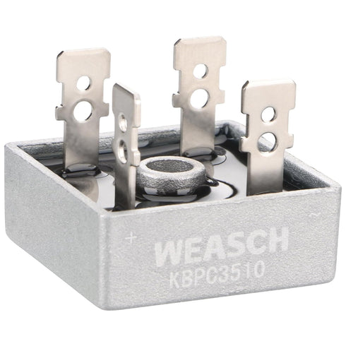 2Pcs Bridge Rectifier Diode, KBPC3510, AC to DC, 1000V 35A, 4 Pin, Full Wave Single Phase Metal Housing Bridge Rectifier (2)...