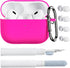 ORNARTO for Airpods Pro 2nd/1st Generation Case with Cleaner Pen, Eartips Cover, Full Protective Soft Silicone for AirPods Pro Case 2022/2019 with...