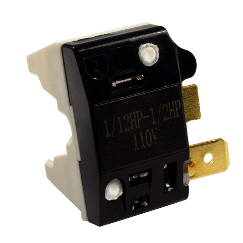 HQRP Compressor 4.7 Ohm 1-Pin PTC Starter/Start Relay and Overload Kit Compatible with Mini Fridges, Compact Refrigerators, Beverage & Wine/Beer Coolers, Deep Freezers, Beer/Wine Refrigerators