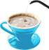 Pour Over Coffee Makers Ceramic Coffee Dripper (Size02 Blue)...
