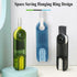 3 in 1 Cup Lid Cleaning Brush Set Multifunctional Bottle Brush Cleaner Tiny Bottle Cup Lid Brush Straw Cleaner Tools Mini Silicone Bottle Cup-Hold...