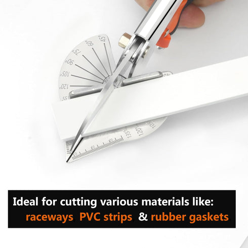 Angle Mitre Shear Cutter - Multifunctional Tool for Angular Cutting of Plastic, PVC, and Molding Trim...