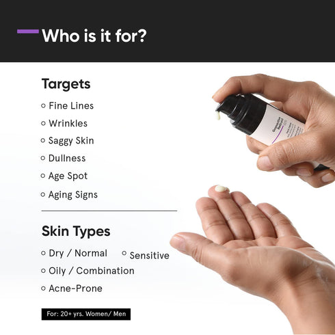 Minimalist 2% Retinoid Anti Aging Night Cream for Wrinkles & Fine Lines | Improves Skin Elasticity, Stimulates Collagen Production for Radiant & G...