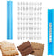 Pack of 72 Alphabet Number Letter Cookie Stamp Set Biscuit Fondant Decorating Baking Impress Mould...