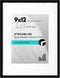 Americanflat 9x12 Picture Frame with Shatter-Resistant Glass - Use as 6x8 Frame with Mat or Display 9x12 Photo Without Mat - Streamline Collection...