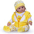 MAIHAO Reborn Baby Doll Clothes for 17-22 Inch Newborn Baby Doll Boy, 17-22 inch Yellow Duck 5pcs Set Baby Doll Clothes Outfit Accessories fit 17-...