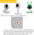 for Nanit Pro Smart Baby Monitor & Flex Stand Monitor Mount, Also for VTech VM901, VH919HD, Momcozy BM01, Motorola VM36XL & VM50G, White...