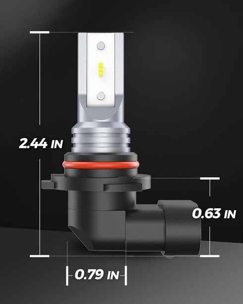 Marsauto H10 9145 LED Fog Light Bulb 9140 LED Fog Lamps Super Bright CSP Chips 6000K Cool White Play and Plug, 360-degree Illumination, Non-polari...