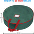 Primode Christmas Wreath Storage Bag 24"- Garland Wreaths Container with Handles - Durable 600D Oxford Polyester Material Holiday Wreaths Storage ...
