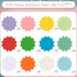 360 Pcs Starburst Cutouts Paper Starburst Die-Cuts Bulletin Board Decorations Blank Starburst Signs for Retail, Sales, Poster Boards, Classroom Bu...