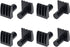 POWERTEC 71037-P2 Low Profile Bench Dogs | Woodworking Workbench Peg Stoppers for 3/4 inch Holes | Black – 8 Pack...