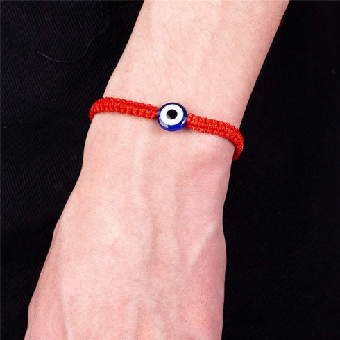 Handmade String Evil Eye Bracelet for Women Men Girls Boys Black Red Thread Adjustable Bracelets Minimalist Jewelry...