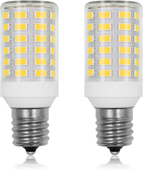 Upgraded 5304517886 kei d28a kel2811 LED Bulb E17 4W Refrigerator Light Bulb Replace, Daylight 5.5W Appliance Lamp Range Hood 40W-60W Equivalent, ...